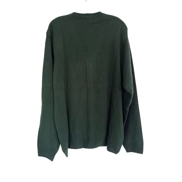 Harrison Men Green Knit Cardigan/Jacket Oversized L - Picture 2 of 6